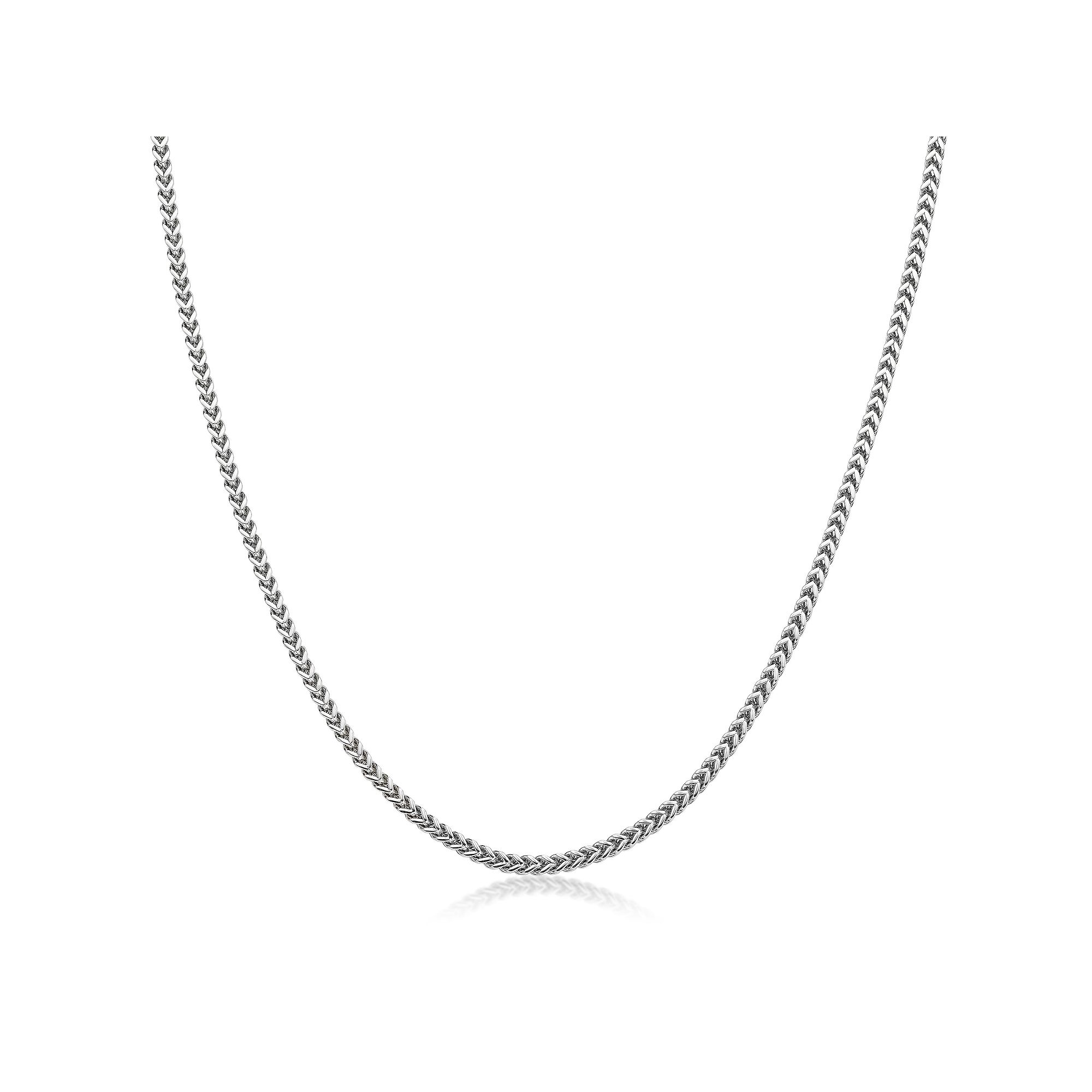 Mens LYNX Stainless Steel Franco Chain Necklace, Size: 20