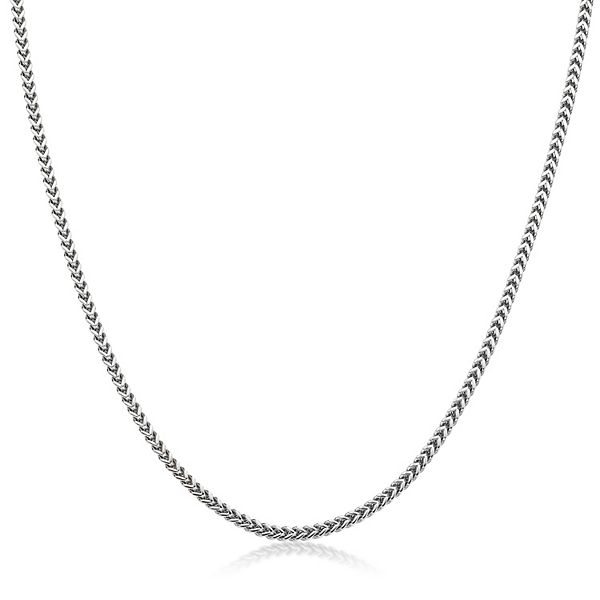Men's LYNX Stainless Steel Franco Chain Necklace - Stainless (18")