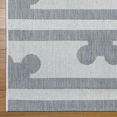 Disney's Mickey Mouse Peek a Boo Stripe Rug