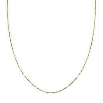 PRIMROSE Sterling Silver Box Chain Necklace
