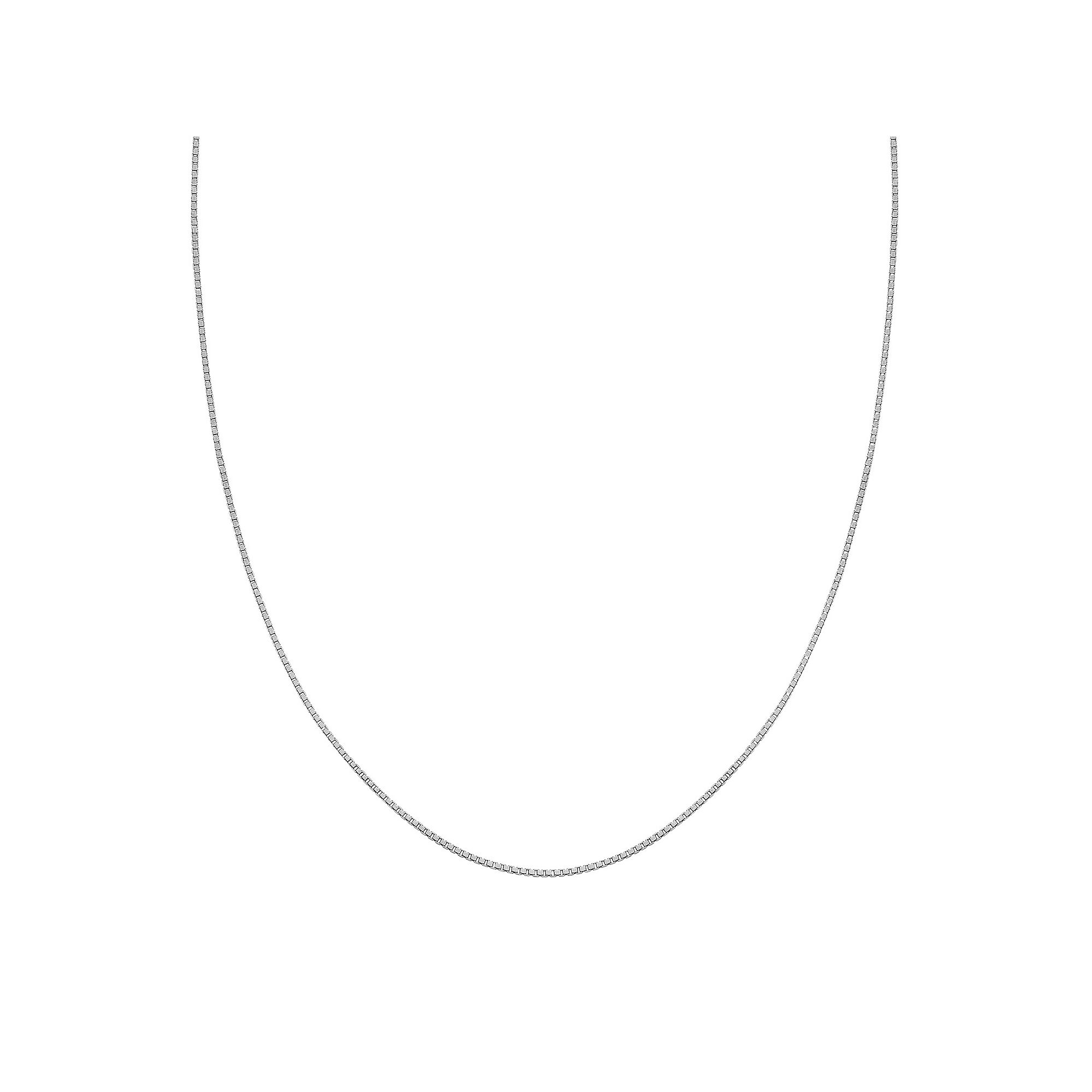 PRIMROSE Sterling Silver Box Chain Necklace, Womens, Size: 16