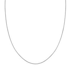 PRIMROSE Sterling Silver Box Chain Necklace