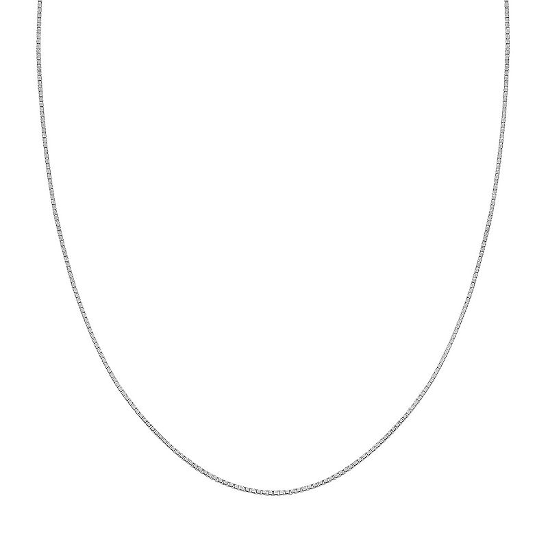PRIMROSE Sterling Silver Box Chain Necklace, Womens, Size: 16