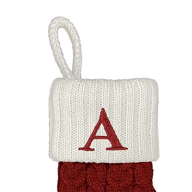 St. Nicholas Square® Knit Monogram Mini Stocking