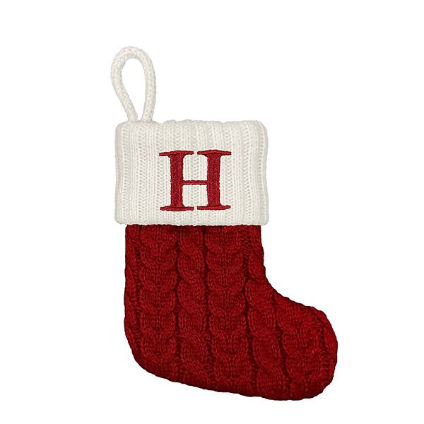 St. Nicholas Square® Knit Monogram Mini Stocking