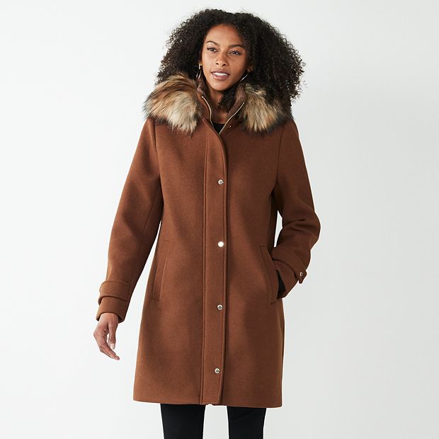 Kohls wool coat best sale