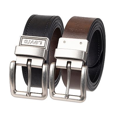 Men's Levi's® Reversible Engraved Logo Buckle Belt