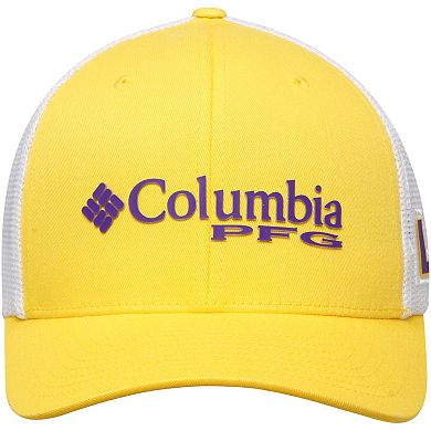 Men's Columbia Gold LSU Tigers Collegiate PFG Flex Hat