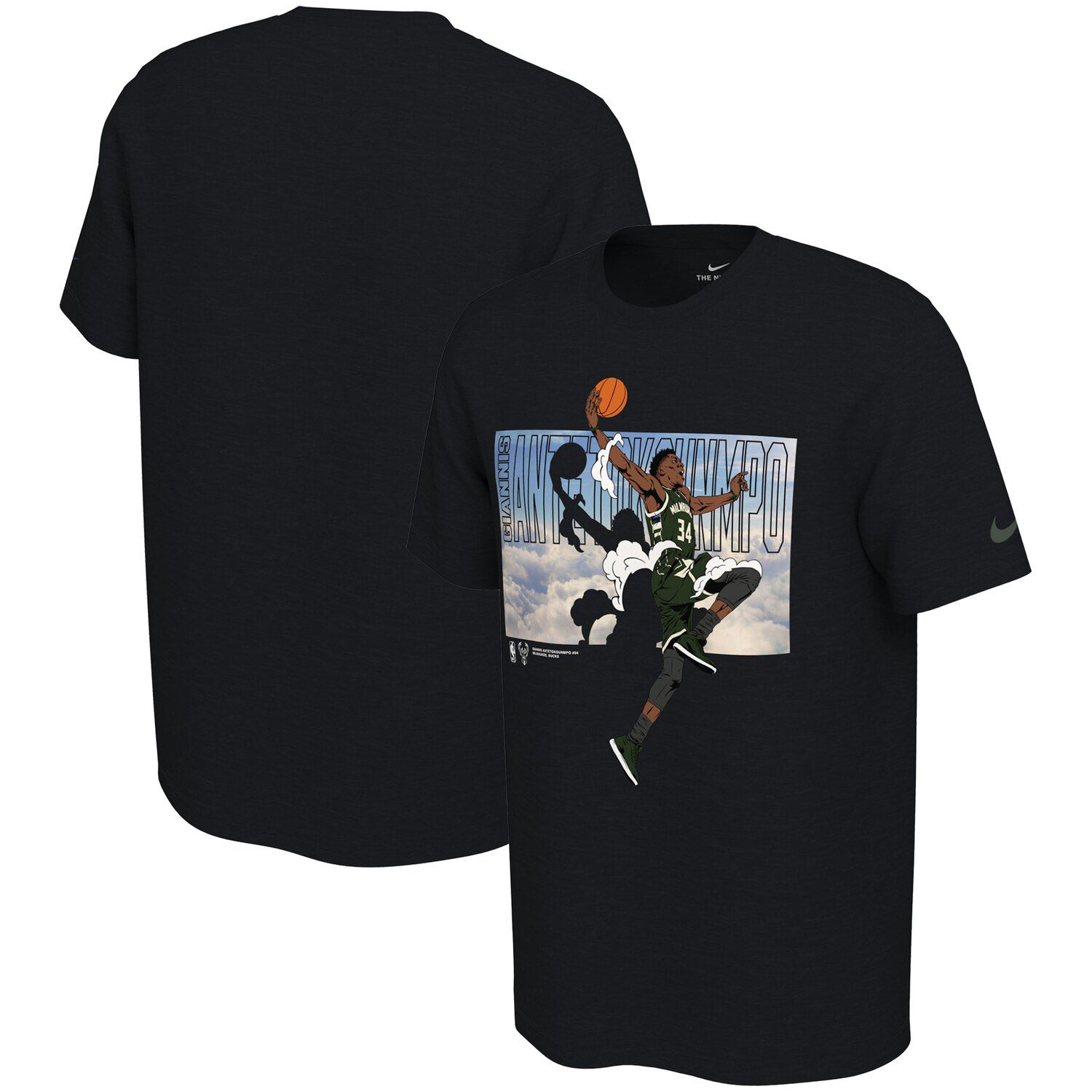 giannis antetokounmpo nike t shirt