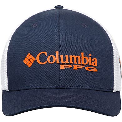 Men's Columbia Navy Auburn Tigers Collegiate PFG Flex Hat