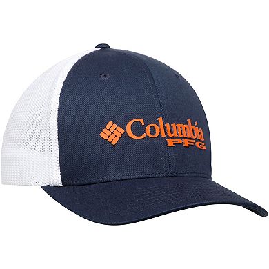 Men's Columbia Navy Auburn Tigers Collegiate PFG Flex Hat