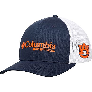 Men's Columbia Navy Auburn Tigers Collegiate PFG Flex Hat