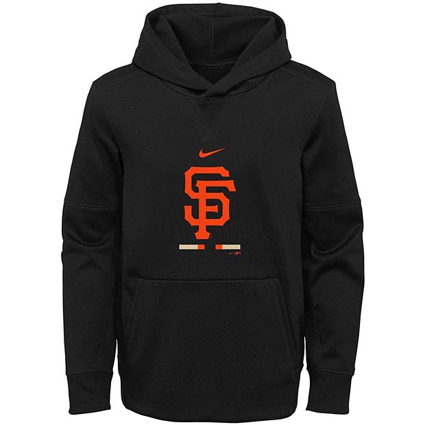 San Francisco Giants Youth Pullover Hoodie - Black