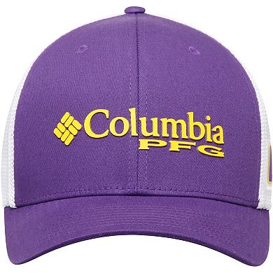 Men's Columbia Purple LSU Tigers Collegiate PFG Flex Hat