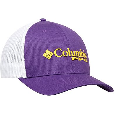 Men's Columbia Purple LSU Tigers Collegiate PFG Flex Hat