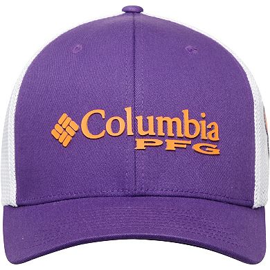 Men's Columbia Purple Clemson Tigers Collegiate PFG Flex Hat