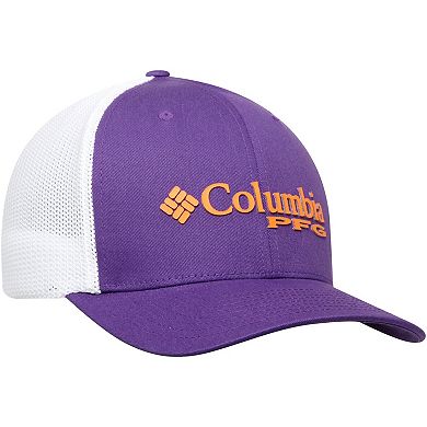 Men's Columbia Purple Clemson Tigers Collegiate PFG Flex Hat