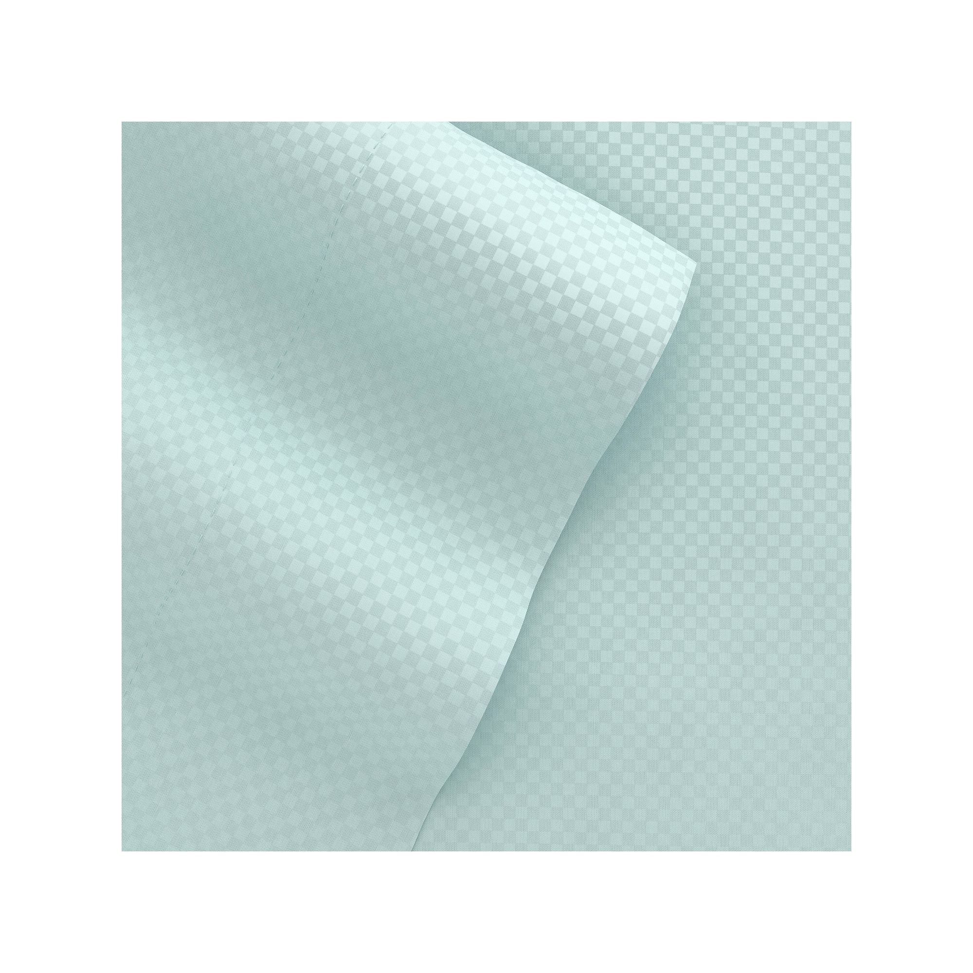 Home Collection Check Embossed Sheet Set, Blue