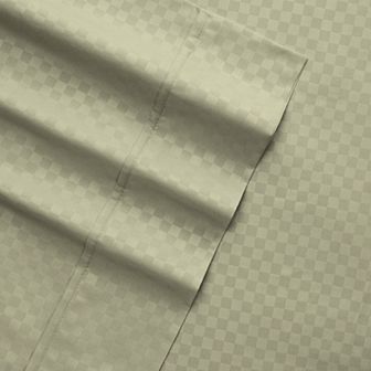 Home Collection Check Embossed Sheet Set