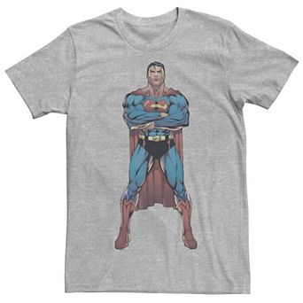 Men's DC Comics Superman Power Stance Comic Poster Tee