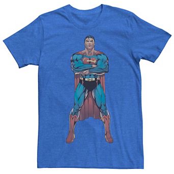 Men's DC Comics Superman Power Stance Comic Poster Tee