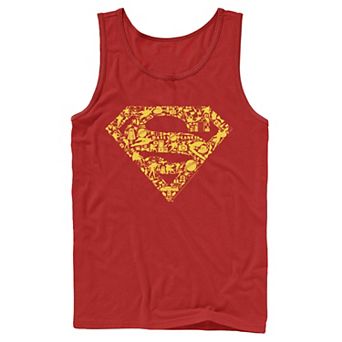 Men's DC Comics Superman Gadgets Chest Logo Tank Top