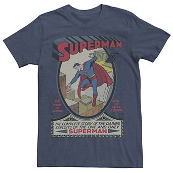 Men's DC Comics Superman 64 Pages Of Action Comic Cover Tee