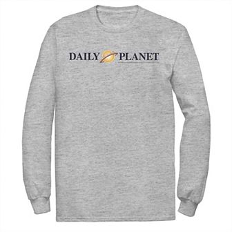 Men's DC Comics Superman Daily Planet Logo Long Sleeve Graphic Tee