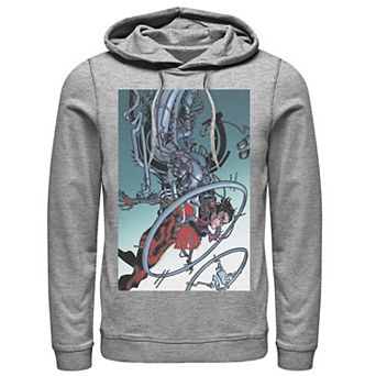 Men's DC Comics Superman Mechanics Comic Poster Hoodie