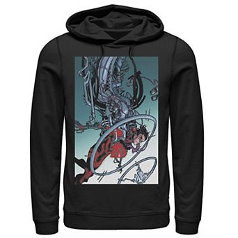 Men's DC Comics Superman Mechanics Comic Poster Hoodie