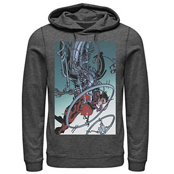Men's DC Comics Superman Mechanics Comic Poster Hoodie