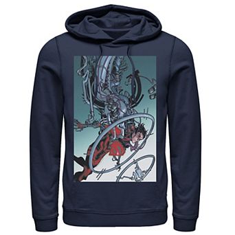 Men's DC Comics Superman Mechanics Comic Poster Hoodie