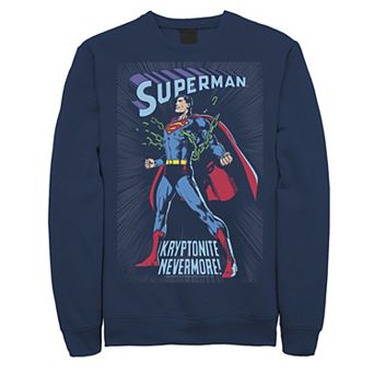 Men's DC Comics Superman In Chains Vintage Poster Sweatshirt