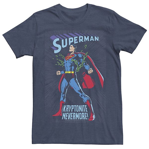 Men's DC Comics Superman In Chains Vintage Poster Graphic Tee