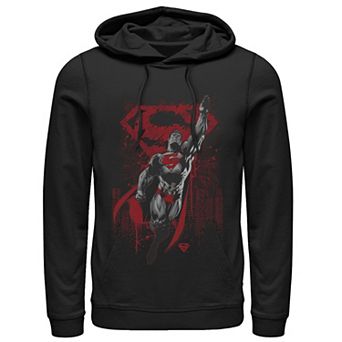 Men's DC Comics Superman Fly Up Poster Graphic Hoodie