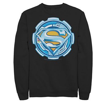 Men's DC Comics Superman Chrome Gear Chest Logo Sweatshirt