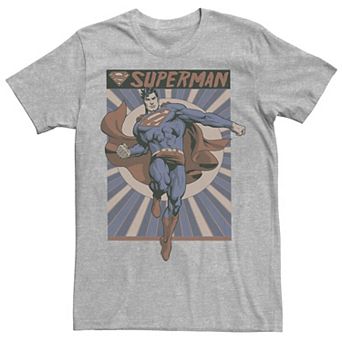 Men's DC Comics Superman Posed Pop Art Poster Graphic Tee