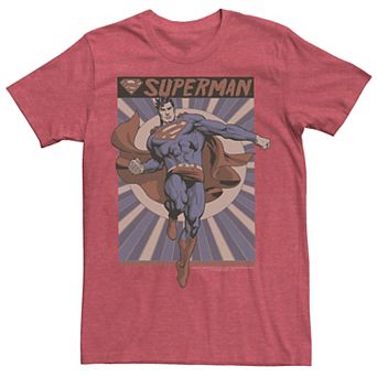 Men's DC Comics Superman Posed Pop Art Poster Graphic Tee