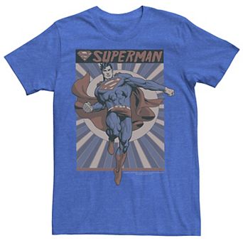 Men's DC Comics Superman Posed Pop Art Poster Graphic Tee