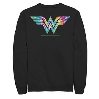 Men's DC Comics Wonder Woman Tie Dye Logo Sweatshirt