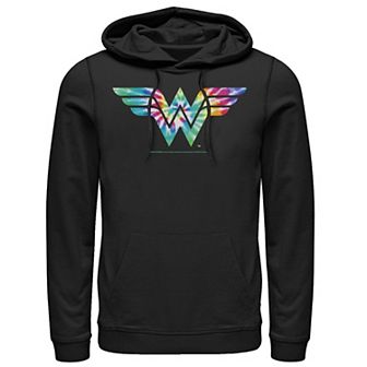 Men's DC Comics Wonder Woman Tie Dye Logo Hoodie