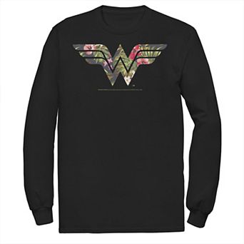 Men's DC Comics Wonder Woman Tropical Logo Tee
