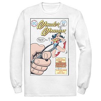 Men's DC Comics Wonder Woman Shrinking Woman Comic Book Cover Tee