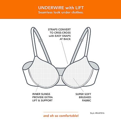 Warners Cloud 9 Underwire with Inner Supportive Lift Bra RA4781A