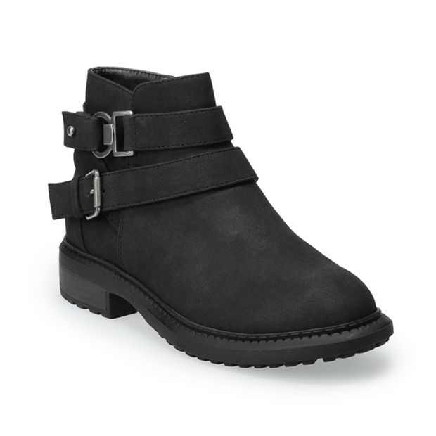 Kohls black clearance ankle boots