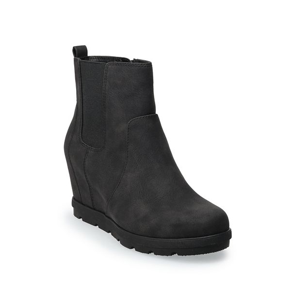 black booties kohls