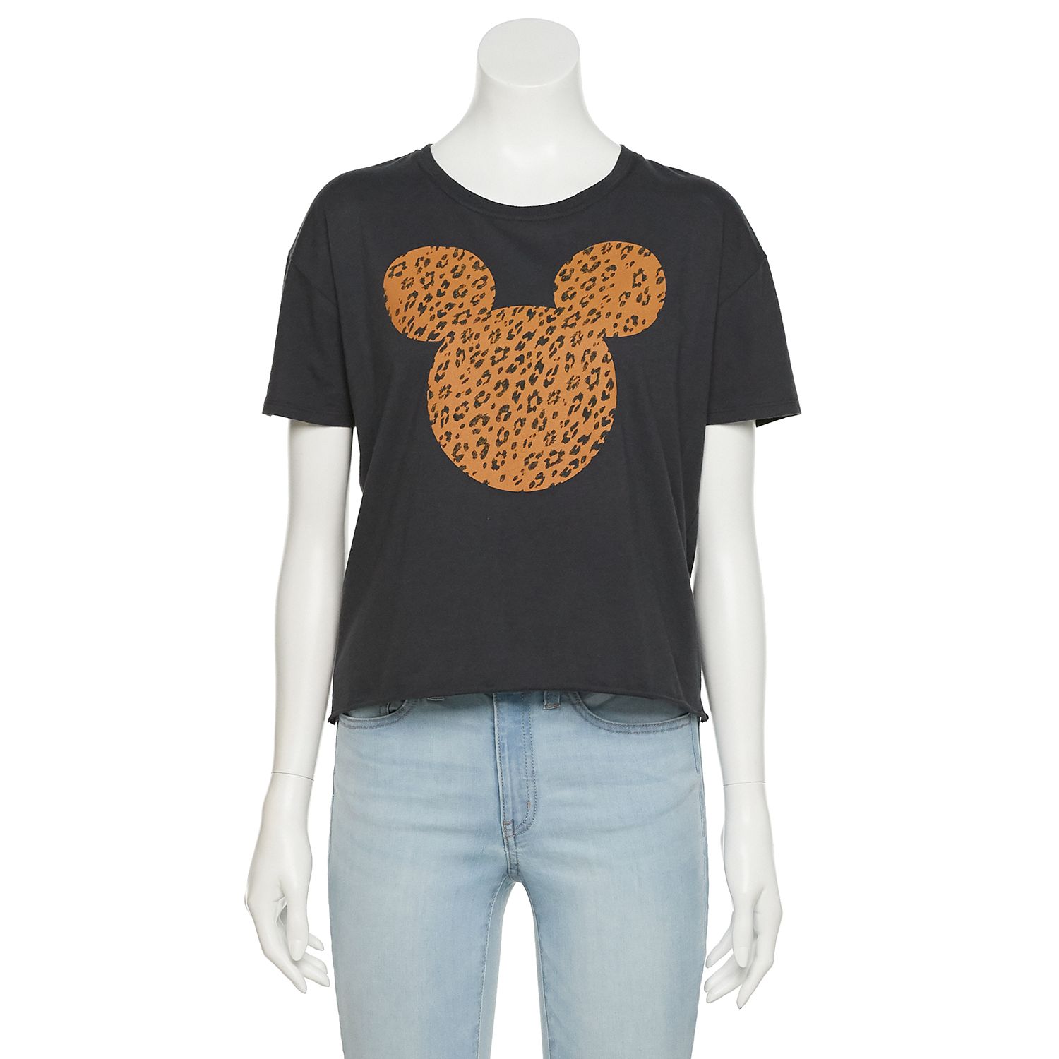 mickey mouse leopard shirt