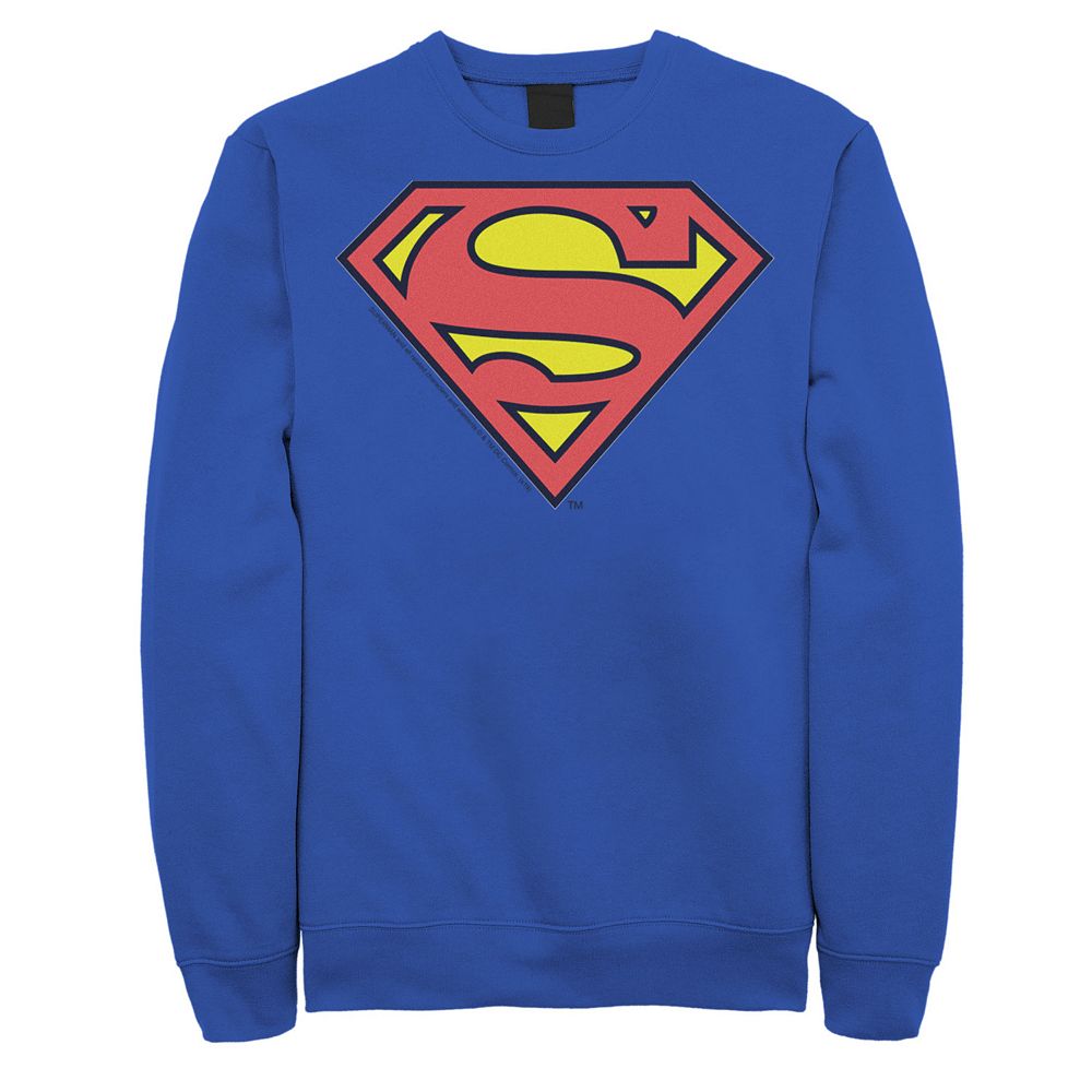 Men's DC Comics Superman Classic Chest Logo Sweatshirt, image size:1000x1000