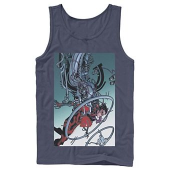 Men's DC Comics Superman Mechanics Comic Poster Tank Top