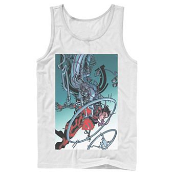 Men's DC Comics Superman Mechanics Comic Poster Tank Top
